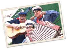 Auch als Trio unmusikalisch...